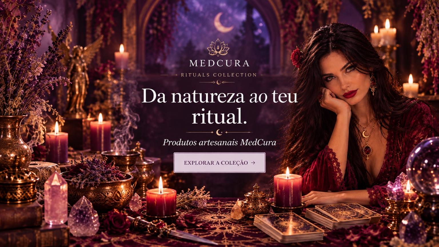 MedCura Rituals Collection. Da natureza ao teu ritual. Produtos artesanais MedCura.